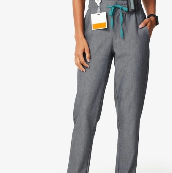 Figs Gray Scrub Pants S Medical Field Nursing Wear Comfort - Picture 9 of 9